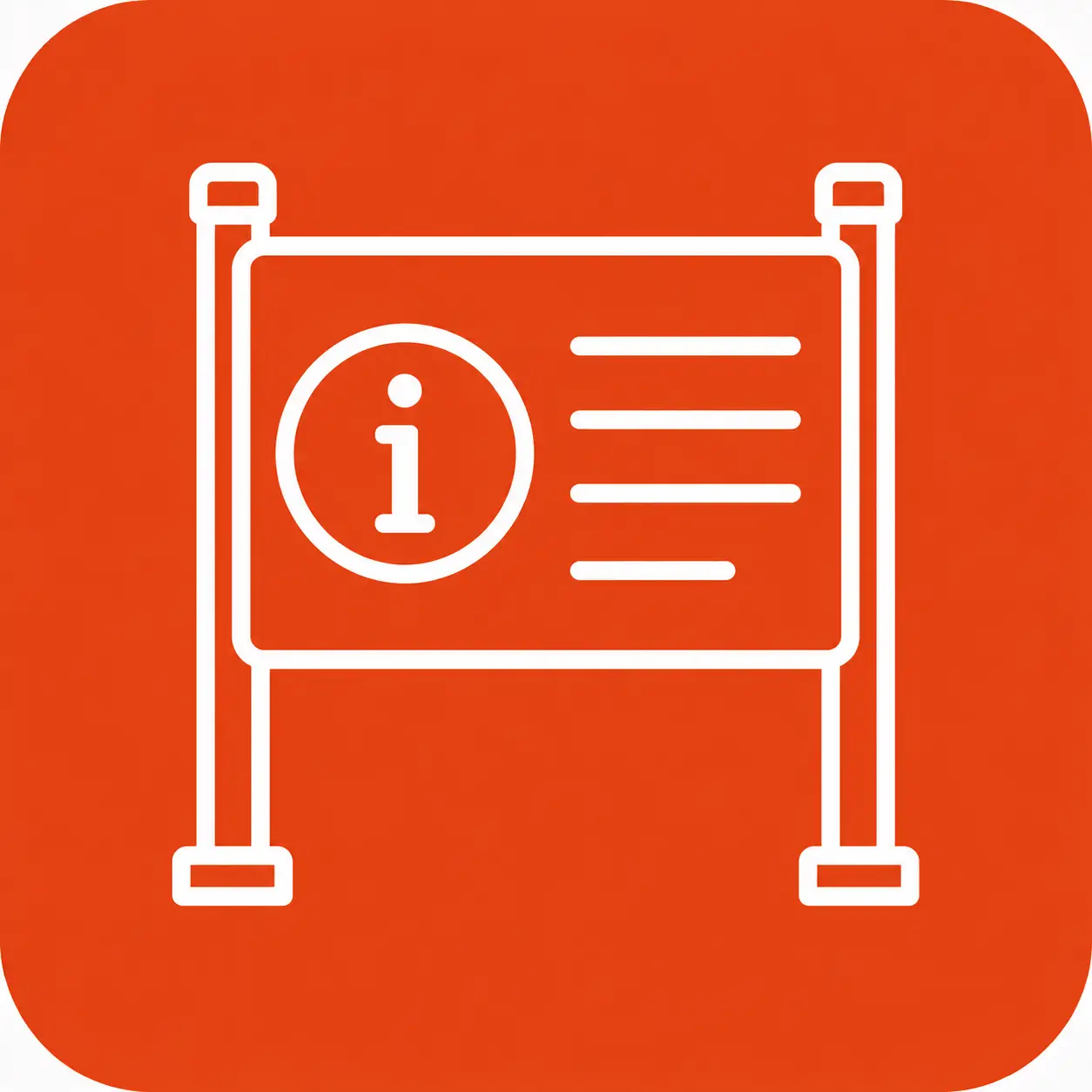 Panou informativ